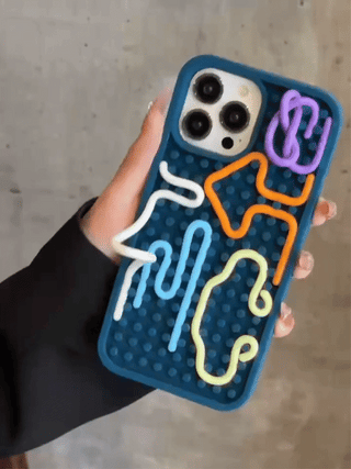Fidget Maze™ – Anti-Anxiety Sensory Phone Case for iPhone (11–16 Series) - BeautyBloom Hub