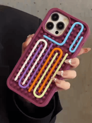 Fidget Maze™ – Anti-Anxiety Sensory Phone Case for iPhone (11–16 Series) - BeautyBloom Hub