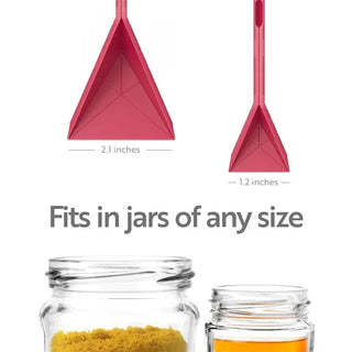 2Pcs/Set Flat 3-in-1 Measuring Spoons Small Spoon Powder Scoop Kitchen Polygons Baking Laboratory Adjustable Protein Gym Tools