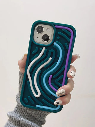Fidget Maze™ – Anti-Anxiety Sensory Phone Case for iPhone (11–16 Series) - BeautyBloom Hub