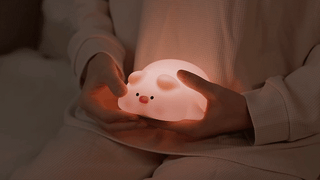 GlowPals™ – Cute Silicone Animal Night Lights (Bunny, Piggy, Duck) - BeautyBloom Hub