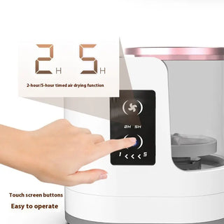 SwirlEase™ Pro - 3-in-1 Makeup Brush Cleaner + UV Dryer BeautyBloom Hub