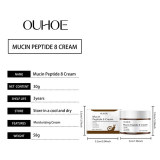 PeptiGlow™ Pore-Refining Mucin Cream – Tighten Pores, Smooth & Hydrate Skin (30g)