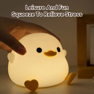 GlowPals™ – Cute Silicone Animal Night Lights (Bunny, Piggy, Duck) - BeautyBloom Hub