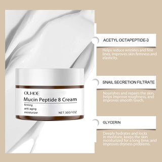 PeptiGlow™ Pore-Refining Mucin Cream – Tighten Pores, Smooth & Hydrate Skin (30g)