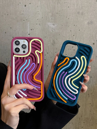 Fidget Maze™ – Anti-Anxiety Sensory Phone Case for iPhone (11–16 Series) - BeautyBloom Hub