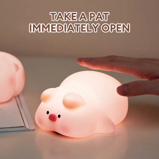 GlowPals™ – Cute Silicone Animal Night Lights (Bunny, Piggy, Duck) - BeautyBloom Hub