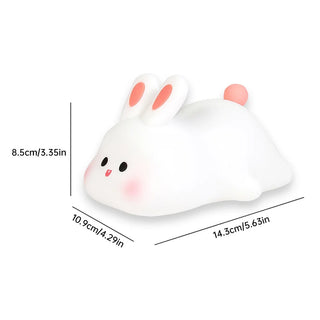 GlowPals™ – Cute Silicone Animal Night Lights (Bunny, Piggy, Duck) - BeautyBloom Hub