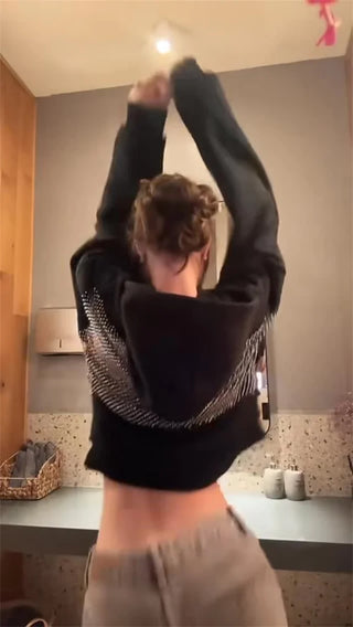 BACKLYT™ Hoodie | Y2K Backless Mesh Hoodie