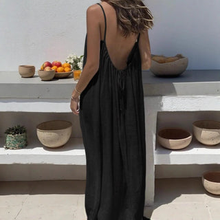 Backlash™ Backless Home Dress | The “Nothing Gets Done” Comfort Dress