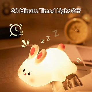 GlowPals™ – Cute Silicone Animal Night Lights (Bunny, Piggy, Duck) - BeautyBloom Hub