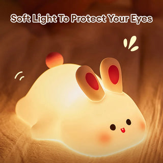 GlowPals™ – Cute Silicone Animal Night Lights (Bunny, Piggy, Duck) - BeautyBloom Hub