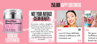 Booty Bloom™ – Brazilian Firming &  Lifting Cream (50ml) - BeautyBloom Hub