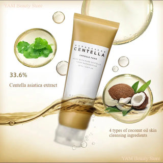 Centella Korean Acne Skincare Set – Gentle Oil Control Cleanser & Face Wash for Teenagers BeautyBloom Hub