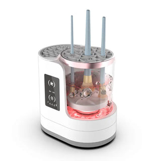 SwirlEase™ Pro - 3-in-1 Makeup Brush Cleaner + UV Dryer BeautyBloom Hub